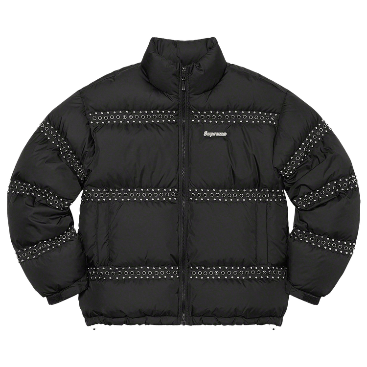 Supreme x B.B. Simon Studded Puffer Jacket "Black"