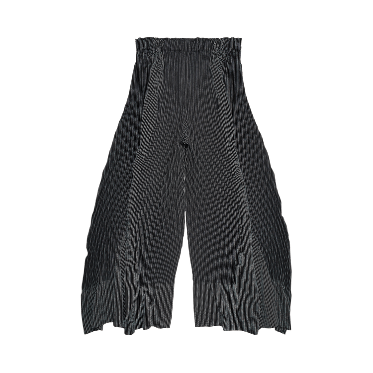 Issey Miyake Ripples Stripe Pants "Black"