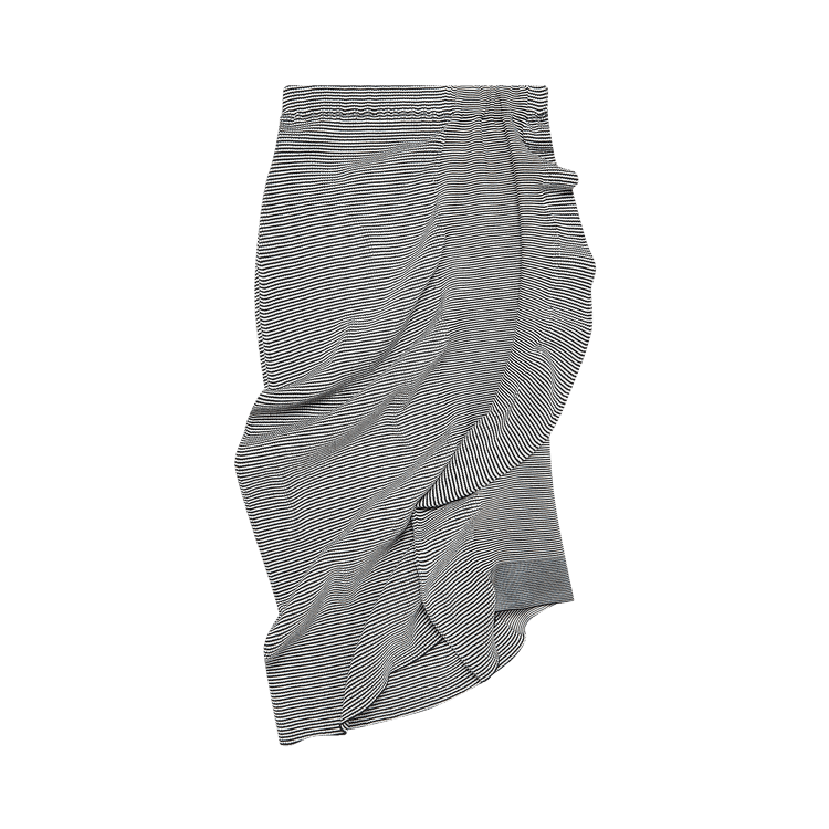 Issey Miyake Manta Skirt "Black Hued"