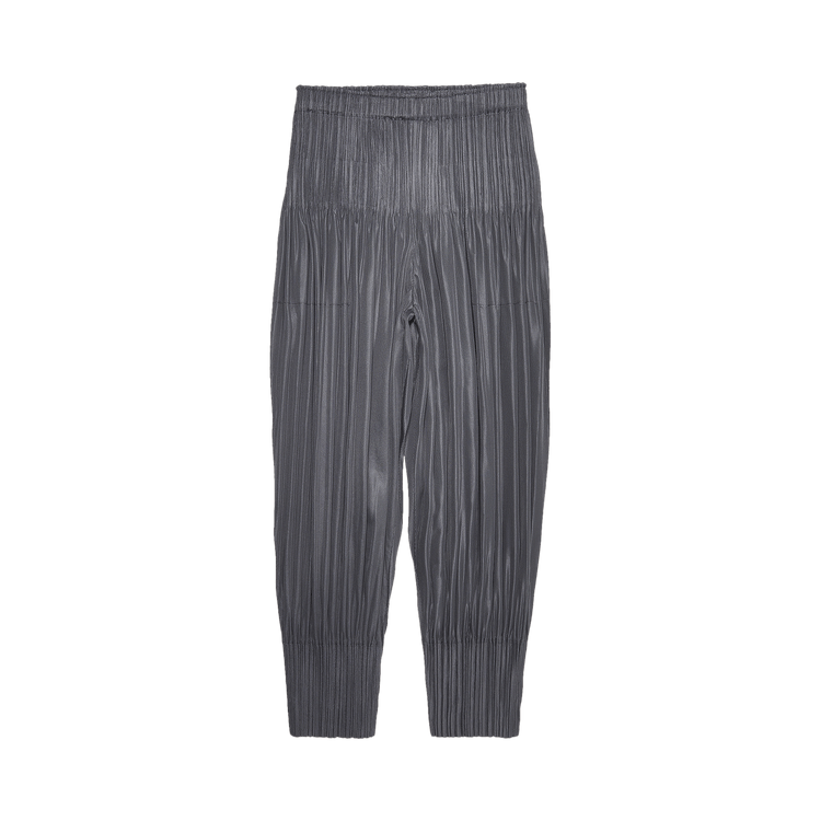 Pleats Please Issey Miyake Fluffy Basics Pants "Grey"
