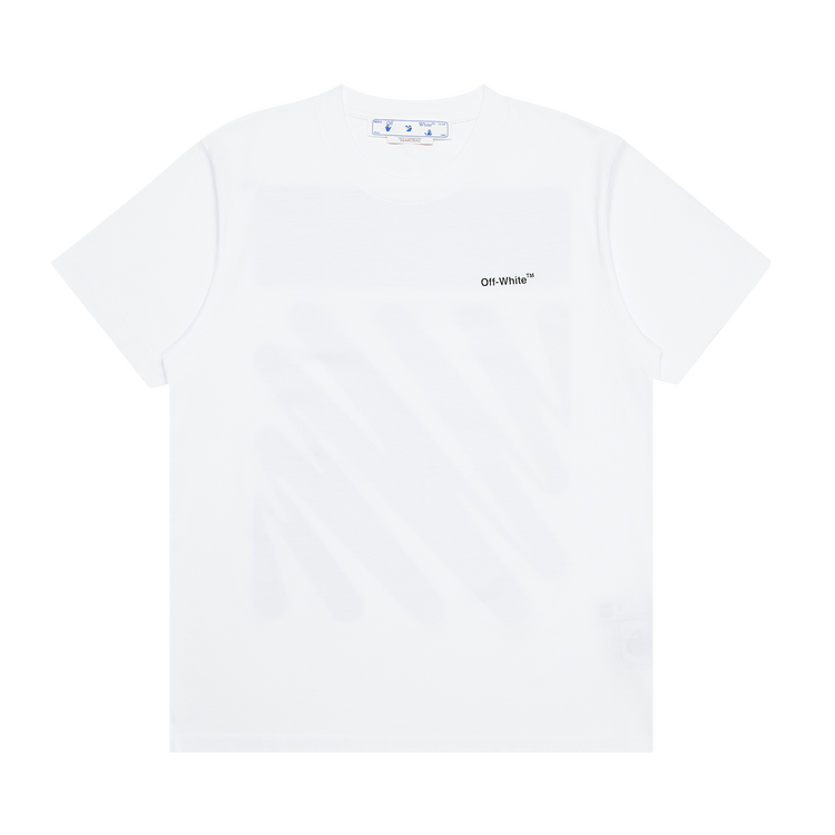 Off-White Wave Diag Slim Short-Sleeve Tee "White/Black"