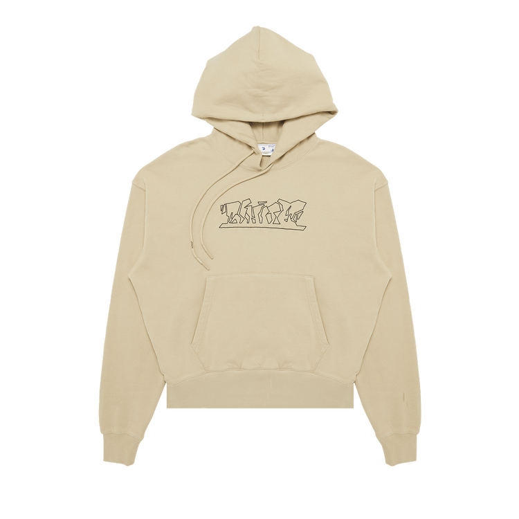 Off-White Figure Of Speech Over Hoodie "Dark Sand"
