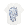 Junya Watanabe Porcelain Skull Tee "White/Blue"