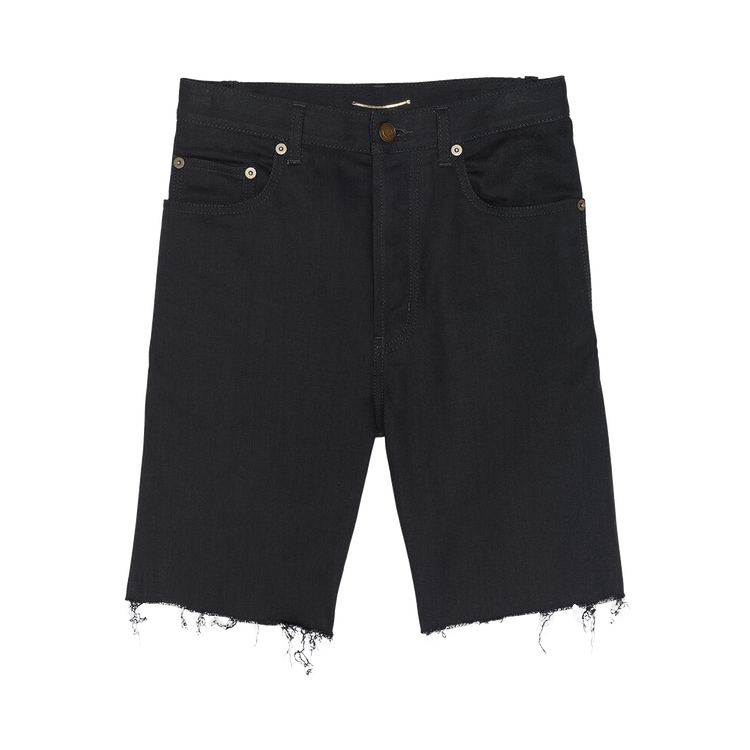 Saint Laurent Denim Short "Black"