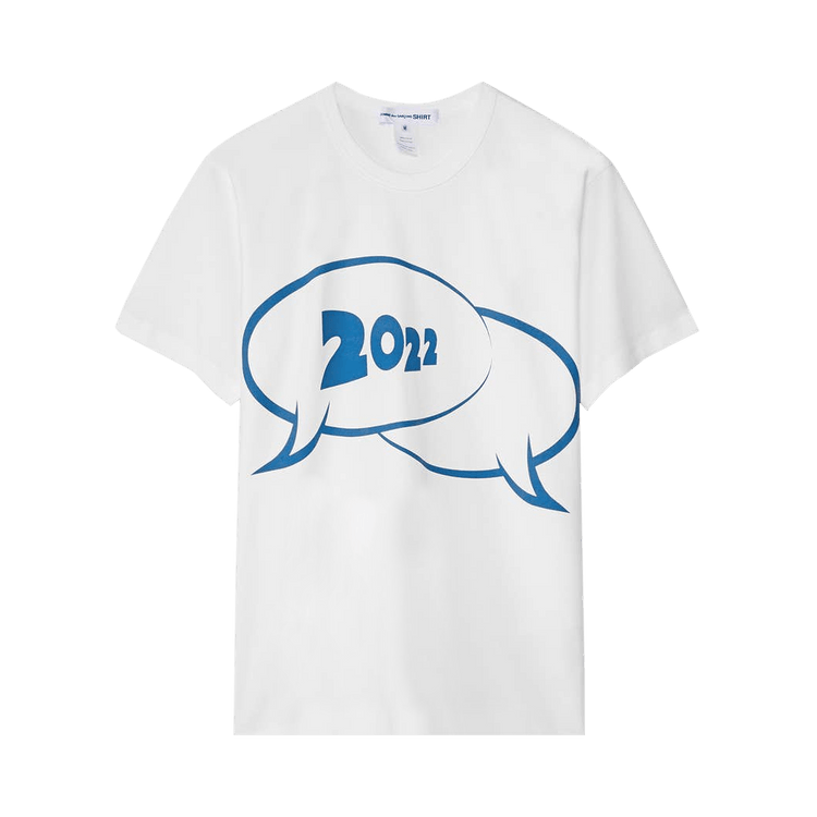 Comme des Garçons SHIRT Printed T-Shirt "White"
