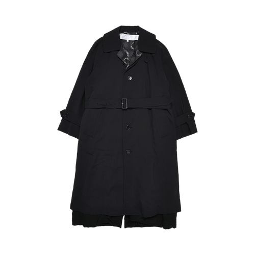Tao Comme des Garçons Ruffle Reversible Coat "Black"