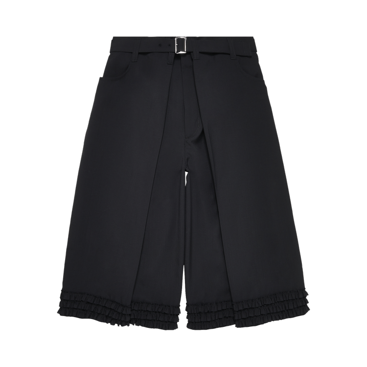 Tao Comme des Garçons Ruffle Detail Pants "Black"