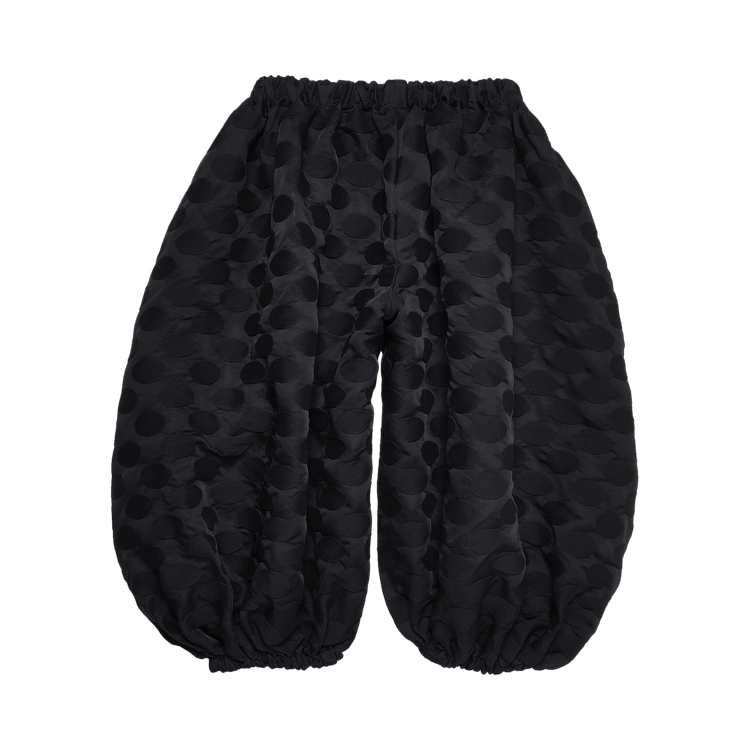 Comme des Garçons Polka Dots Jacquard Balloon Pants "Black"