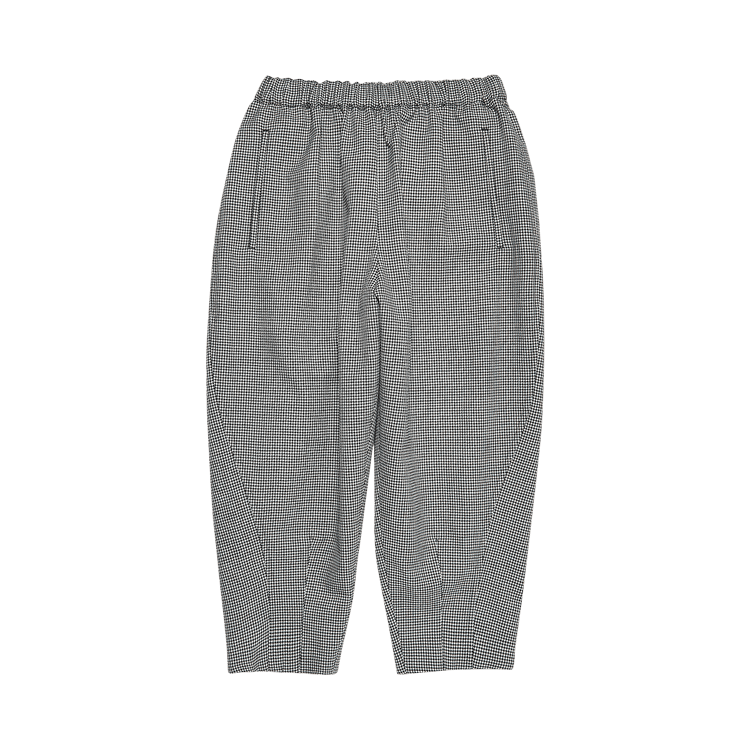 Comme des Garçons Checkered Balloon Pants "Black/Natural"