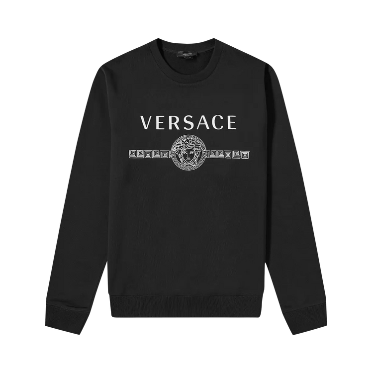 Versace Medusa Logo Print Sweatshirt "Black"