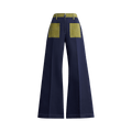 Marni Organic Drill Trousers "Deep Blue"