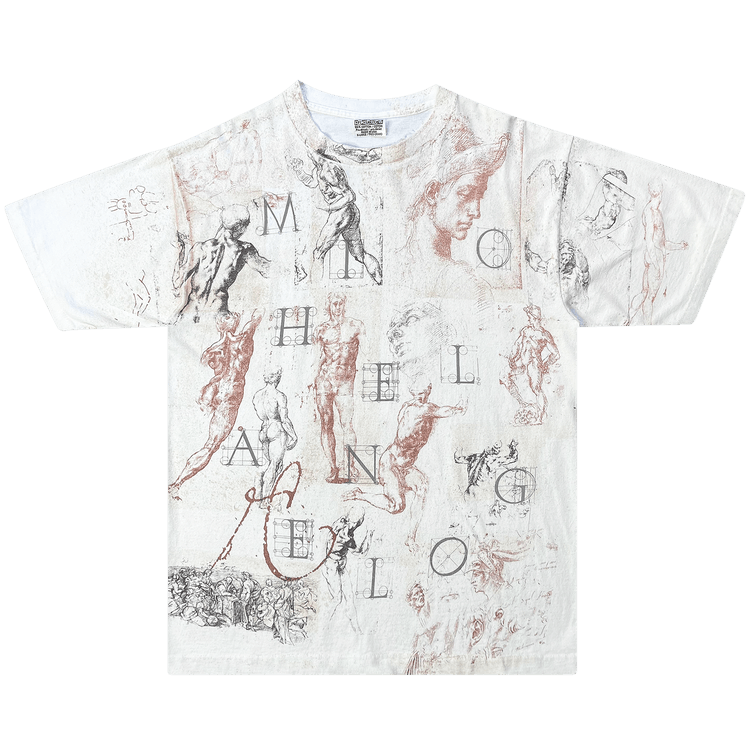 Vintage 1990's Michaelangelo Tee 'White'