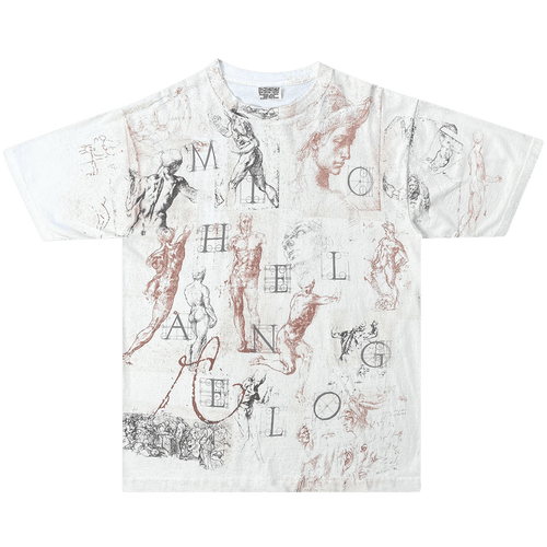 Vintage 1990's Michaelangelo Tee 'White'