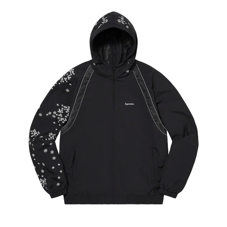 Supreme AOI Glow-In-The-Dark Track Jacket "Black"