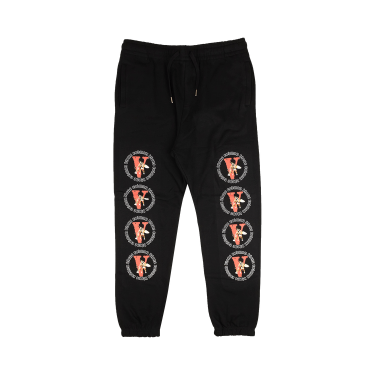 Vlone x Rodman Angel Vs. Demon Joggers "Black"