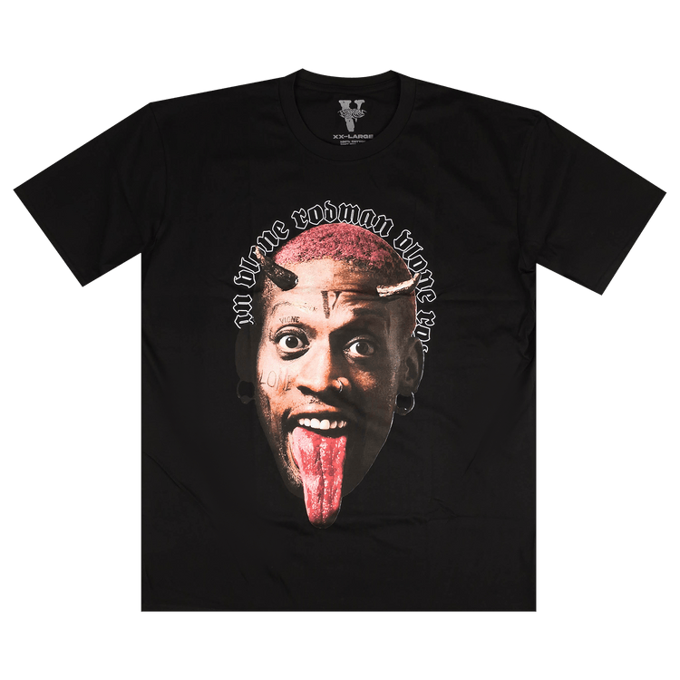 Vlone x Rodman Angel Vs. Demon T-Shirt "Black"