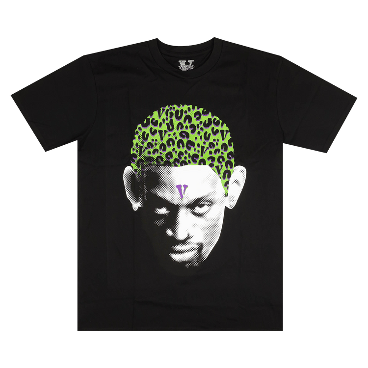 Vlone x Rodman Cheetah Hair T-Shirt "Black"