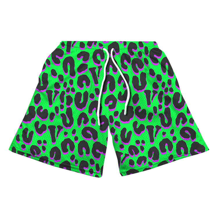 Vlone x Rodman Cheetah Shorts "Green"