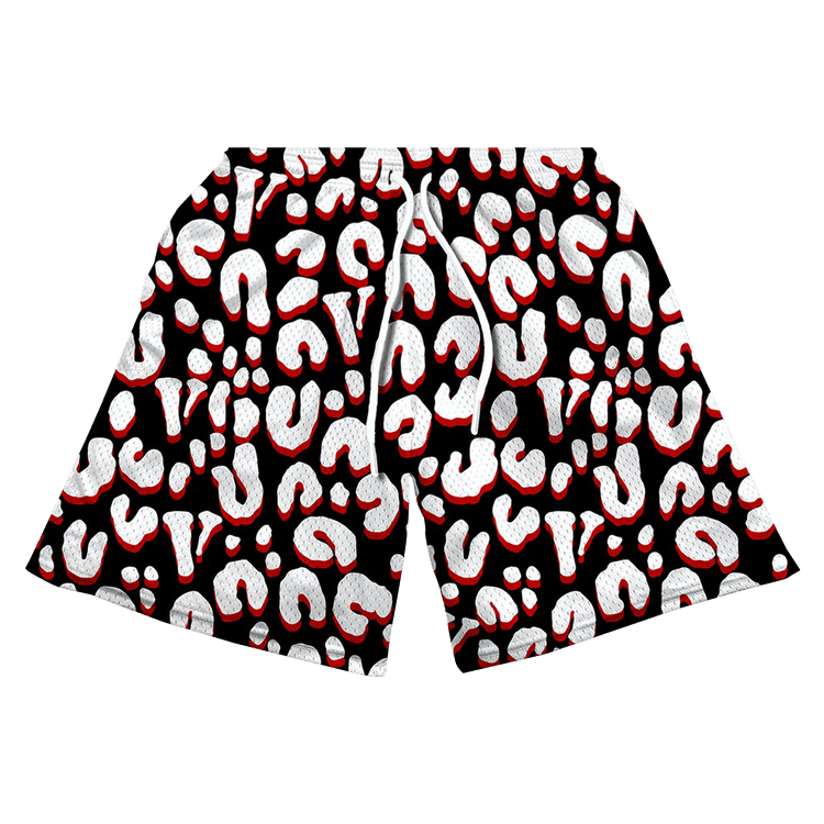 Vlone x Rodman Cheetah Shorts "Black"