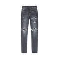 Amiri MX1 Leather Jean "Grey"