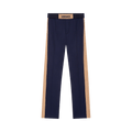 Versace Two Tone Track Pants "Navy/Beige"