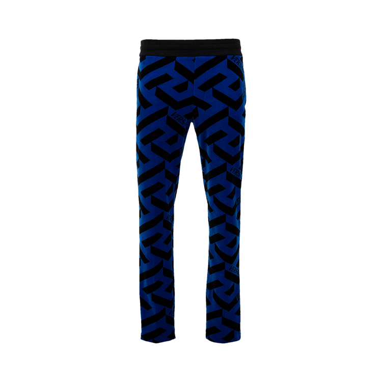 Versace Monogram Track Pants "Sapphire/Black"