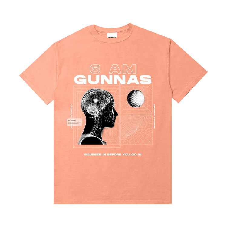 Students 6 AM Gunnas Tee "Melon"