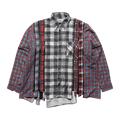 Needles 7 Cuts Zipped Wide Flannel Shirt "Assorted"