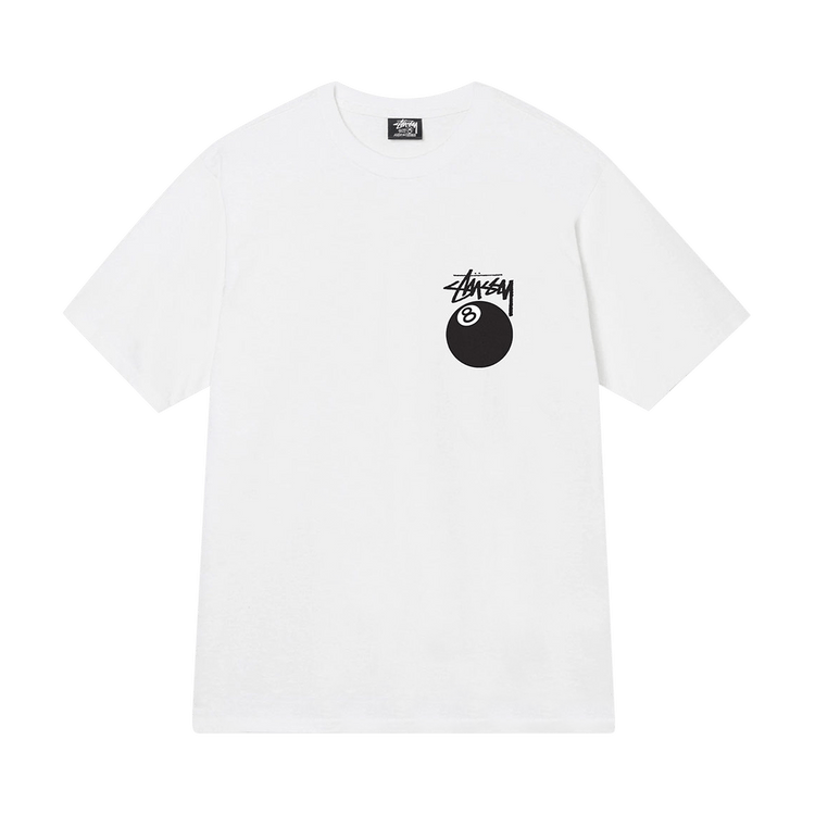 Stussy 8 Ball Tee "White"