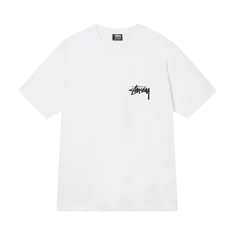 Stussy Fuzzy Dice Tee "White"