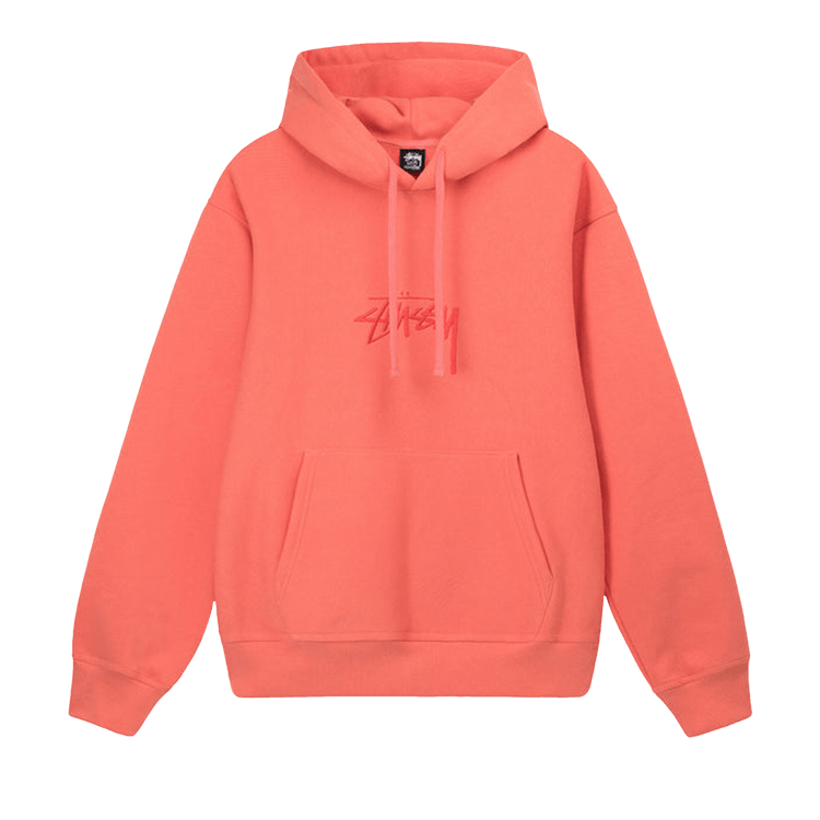 Stussy Stock Logo Appliqué Hood "Rose"