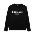 Balmain Foil Sweatshirt "Noir/Argent"