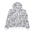 Helmut Lang All Over Hoodie "White"