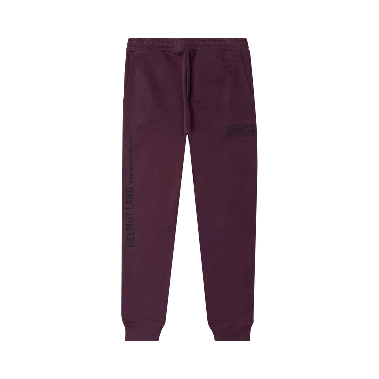 Helmut Lang Distort Jogger "Mulberry"