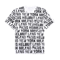 Helmut Lang All Over Tee "White"