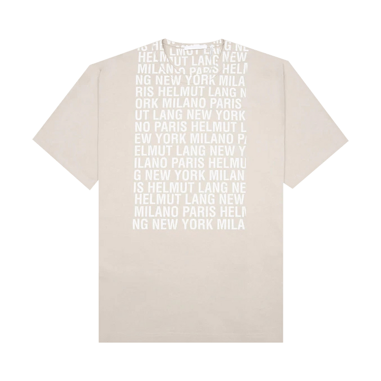Helmut Lang Box Logo Tee "Mist"