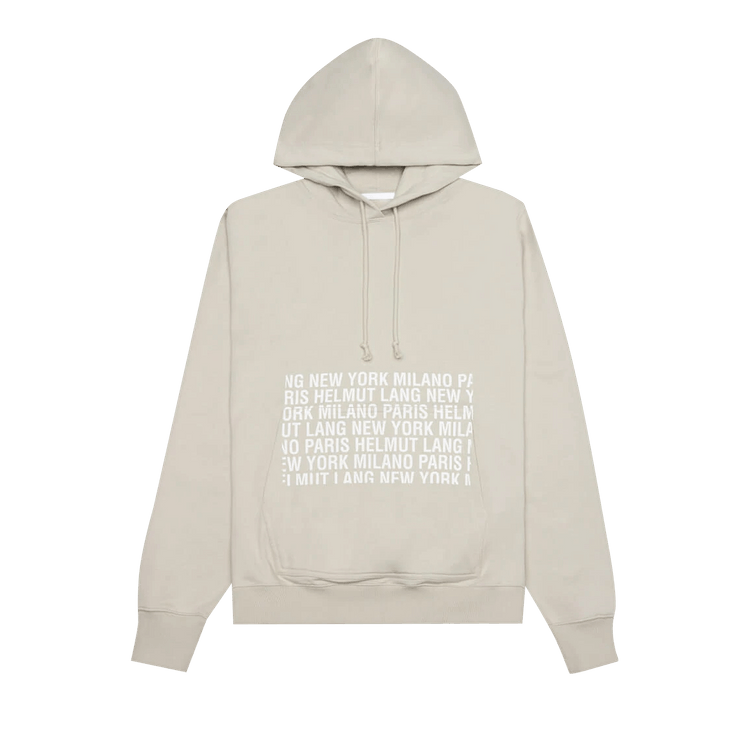 Helmut Lang Box Logo Hoodie "Mist"