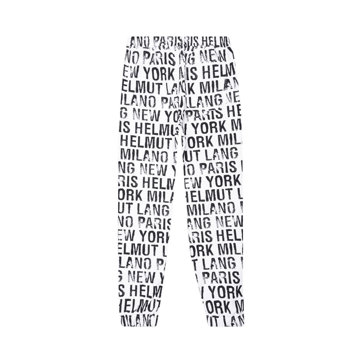 Helmut Lang All Over Jogger "White"