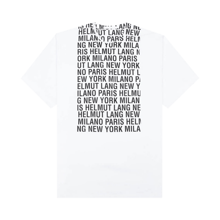 Helmut Lang Box Logo Tee "White"
