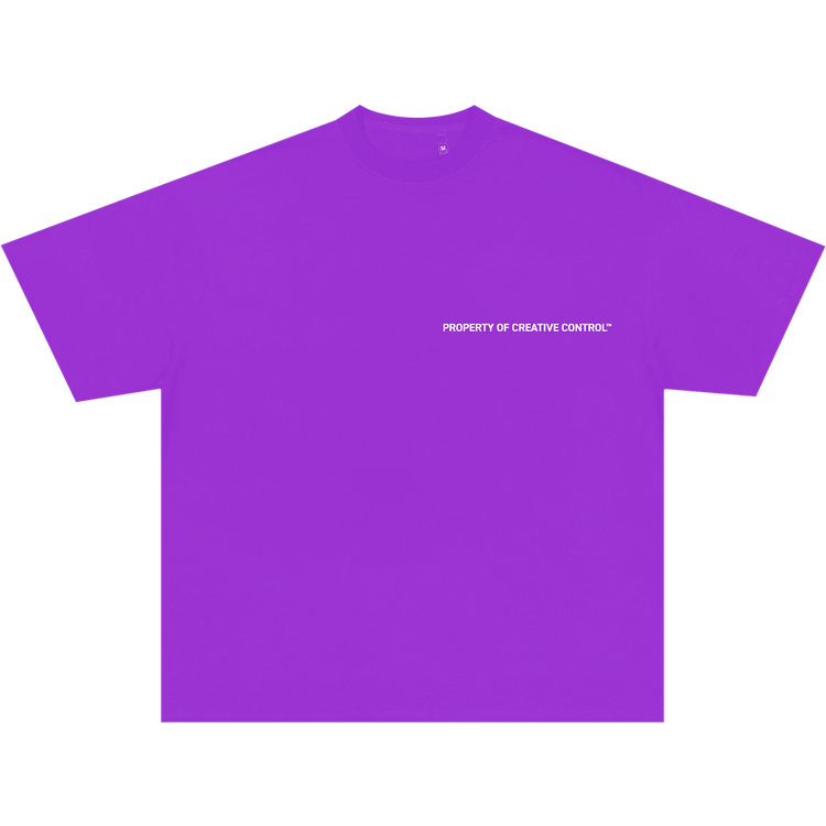 Kanye West x Creative Control Entertainment Jeen-Yuhs 3D Short-Sleeve T-Shirt "Purple"