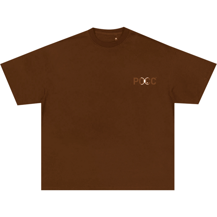 Kanye West x Creative Control Entertainment Pocc Long Short-Sleeve T-Shirt "Brown"