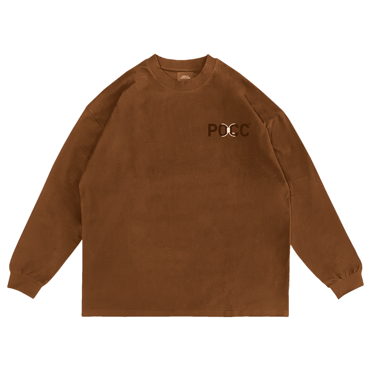 Kanye West x Creative Control Entertainment Pocc Long-Sleeve T-Shirt "Brown"