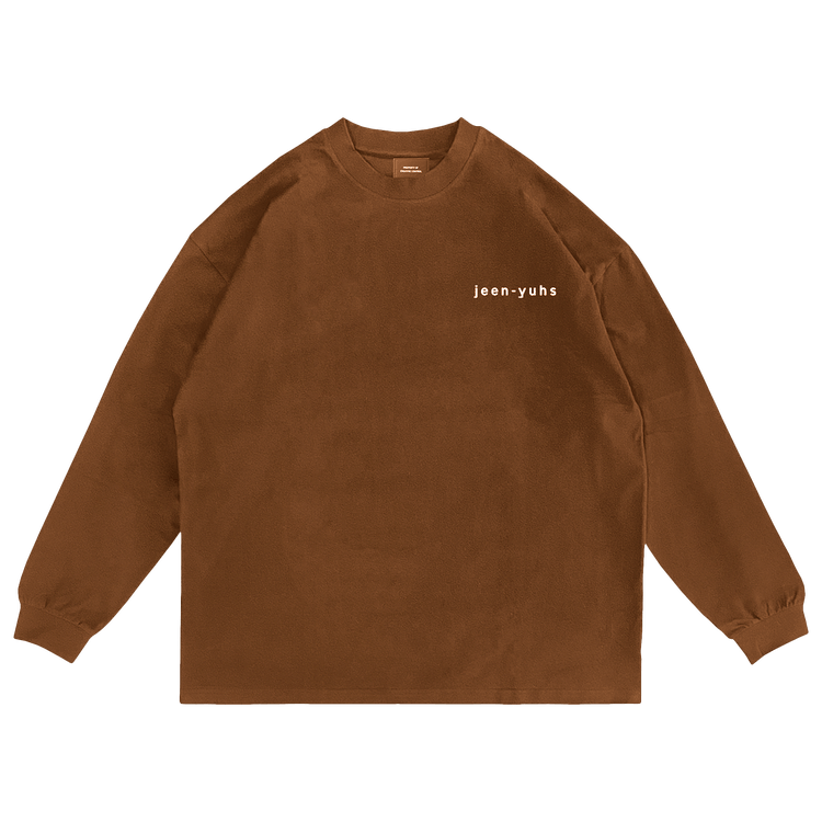 Kanye West x Creative Control Entertainment Jeen-Yuhs-FLWR Long-Sleeve Tee "Brown"