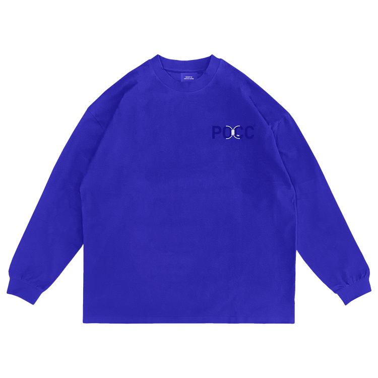 Kanye West x Creative Control Entertainment Pocc Long-Sleeve T-Shirt "Blue"