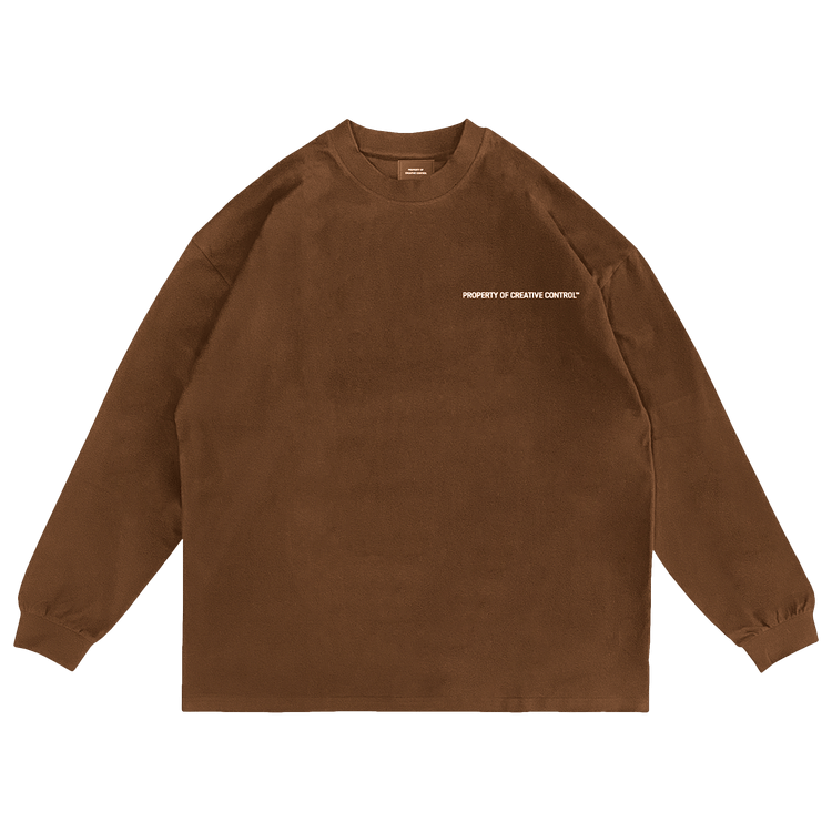 Kanye West x Creative Control Entertainment Jeen-Yuhs 3D Long-Sleeve T-Shirt "Brown"