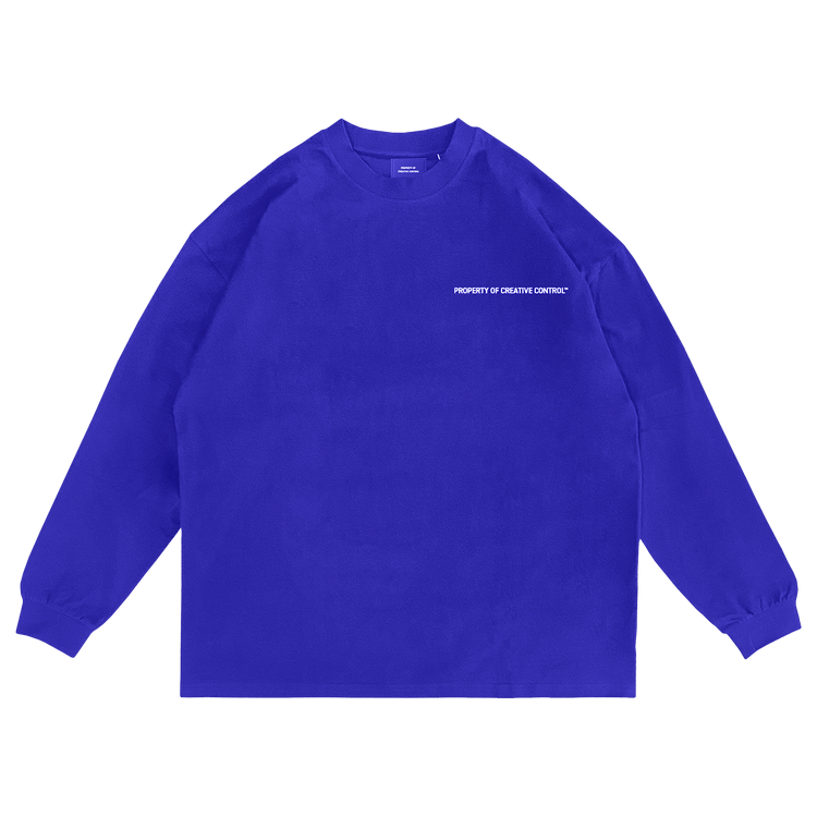 Kanye West x Creative Control Entertainment Jeen-Yuhs 3D Long-Sleeve T-Shirt "Blue"