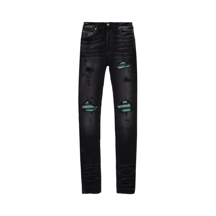 Amiri Ultra Suede MX1 Jean "Aged Black"