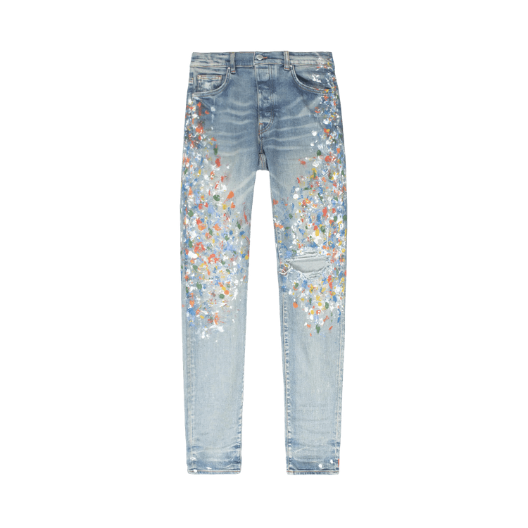Amiri Skinny Painter Jean "Clay Indigo"