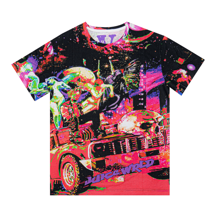 Vlone x Juice WRLD Galaxy All Over T-Shirt "Multicolor"