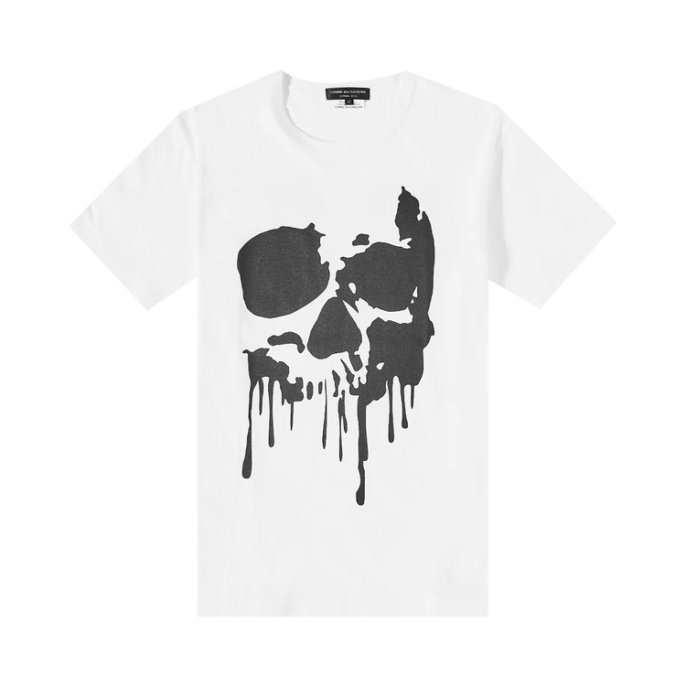 Comme des Garçons Homme Plus Skull Print T-Shirt "White"
